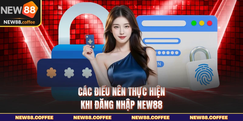 Các điều nên thực hiện khi đăng nhập NEW88
